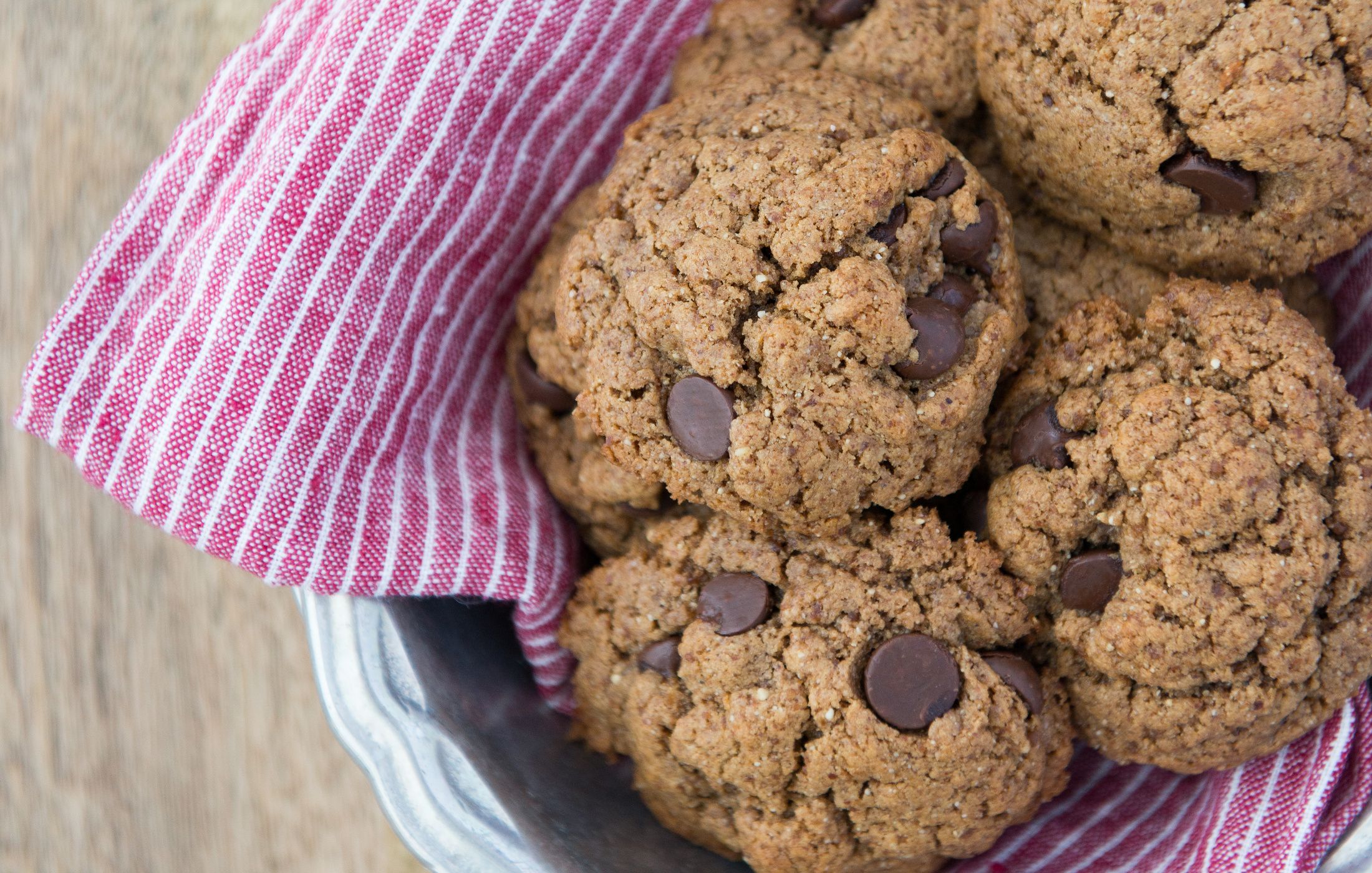 Chocolate Chip Almond Butter Cookies Nourishing Meals®